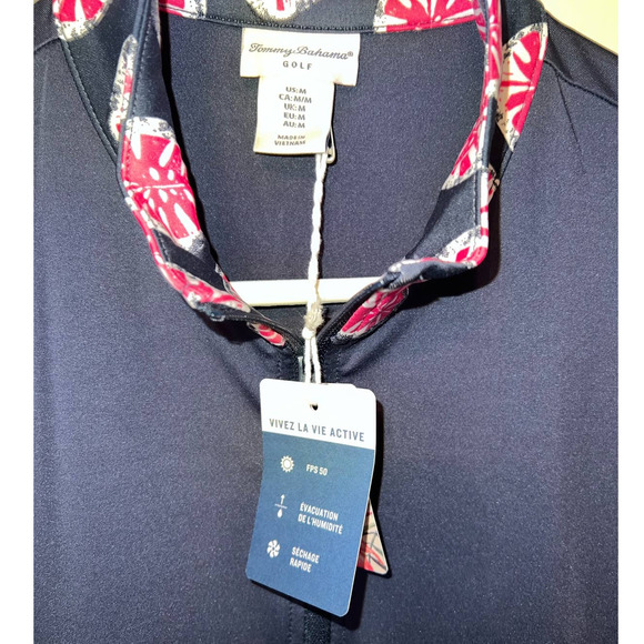 New Tommy Bahama Golf womens quarter zip shirt size M - Picture 2 of 5